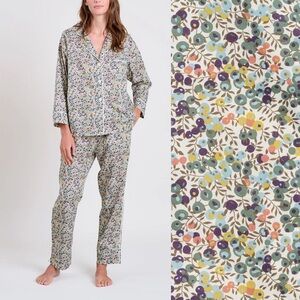 Sleepy Jones Marina Cotton Liberty Wiltshire Berries Pajama Set S